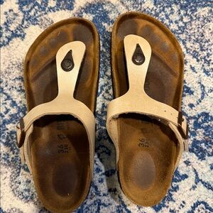Birkenstock Tan and Brown Sandals